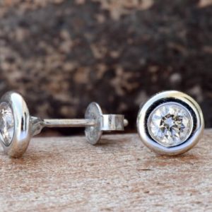 Shop Diamond Earrings! Diamond Earrings 1/2 carat Gold -Gold Earrings-Stud Earrings-Solitaire diamond earrings-Art deco earrings-Gift for her-Cluster earrings | Natural genuine Diamond earrings. Buy crystal jewelry, handmade handcrafted artisan jewelry for women.  Unique handmade gift ideas. #jewelry #beadedearrings #beadedjewelry #gift #shopping #handmadejewelry #fashion #style #product #earrings #affiliate #ad