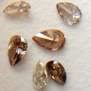 Shop Diamond Bead Shapes! 2.5×4-3x5mm Cognac Pear Shaped Faceted Diamond, Natural Champagne Pear Brilliant Cut Diamond For Jewelry (3Pcs To 6Pcs) – PUSPD36 | Natural genuine other-shape Diamond beads for beading and jewelry making.  #jewelry #beads #beadedjewelry #diyjewelry #jewelrymaking #beadstore #beading #affiliate #ad