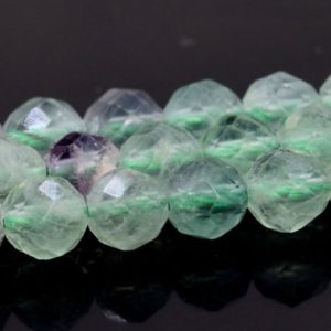 Shop Fluorite Faceted Beads! 5MM Multicolor Fluorite Beads Grade AAA Genuine Natural Gemstone Full Strand Faceted Round Loose Beads 15" BULK LOT 1,3,5,10,50 (106699-087) | Natural genuine faceted Fluorite beads for beading and jewelry making.  #jewelry #beads #beadedjewelry #diyjewelry #jewelrymaking #beadstore #beading #affiliate #ad