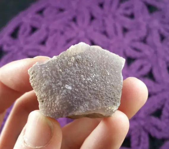 Purple Fluorite Botryoidal Crystal Small Fry Prospect Claim New Mexico Rough Stones Raw Specimen Rare Nm Usa Small Production Mine