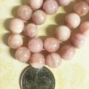 Shop Kunzite Round Beads! gorgeous 10mm Kunzite | Natural genuine round Kunzite beads for beading and jewelry making.  #jewelry #beads #beadedjewelry #diyjewelry #jewelrymaking #beadstore #beading #affiliate #ad