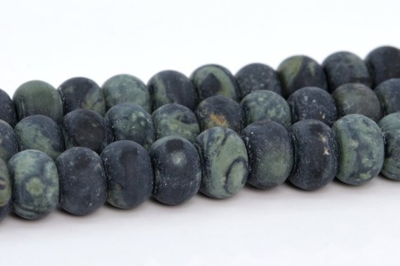 Matte Kambaba Jasper Beads Grade Aaa Genuine Natural Gemstone Rondelle Loose Beads 6mm 8mm Bulk Lot Options