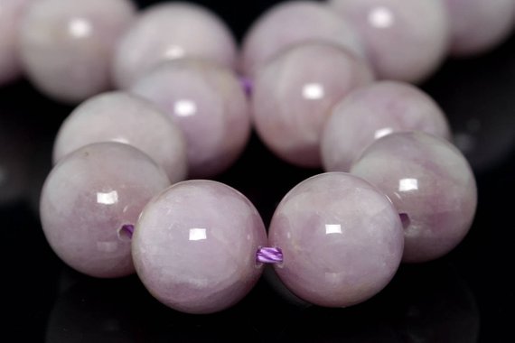 12-13mm Kunzite Beads Grade Aa Genuine Natural Gemstone Half Strand Round Loose Beads 7" Bulk Lot 1,3,5,10 And 50 (101467h-376)