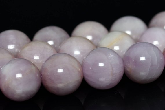 12-13mm Kunzite Beads Grade Aa Genuine Natural Gemstone Full Strand Round Loose Beads 15" Bulk Lot 1,3,5,10 And 50 (101467-376)