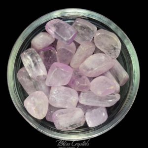 Gemmy! 1 KUNZITE Tumbled Stone Grade A Lavender Lilac Pink Translucent Polished Crystal Gemstones Healing Crystals and Stones #KT10 | Natural genuine stones & crystals in various shapes & sizes. Buy raw cut, tumbled, or polished gemstones for making jewelry or crystal healing energy vibration raising reiki stones. #crystals #gemstones #crystalhealing #crystalsandgemstones #energyhealing #affiliate #ad