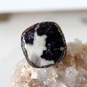 Shop Lepidolite Jewelry! Lepidolite Ring – Size 6 – Purple Lepidolite – Square Stone Ring – Crystal Ring – Natural Stone Ring – Purple Ring | Natural genuine Lepidolite jewelry. Buy crystal jewelry, handmade handcrafted artisan jewelry for women.  Unique handmade gift ideas. #jewelry #beadedjewelry #beadedjewelry #gift #shopping #handmadejewelry #fashion #style #product #jewelry #affiliate #ad