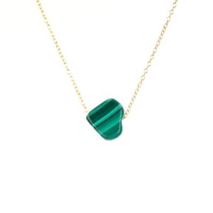 Shop Malachite Jewelry! Malachite necklace, love necklace – green heart necklace – green healing stone, dainty necklace, everyday necklace, 14k gold filled chain | Natural genuine Malachite jewelry. Buy crystal jewelry, handmade handcrafted artisan jewelry for women.  Unique handmade gift ideas. #jewelry #beadedjewelry #beadedjewelry #gift #shopping #handmadejewelry #fashion #style #product #jewelry #affiliate #ad