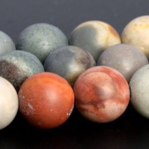 Shop Picture Jasper Beads! Matte American Picture Jasper Beads Grade AAA Genuine Natural Gemstone Round Loose Beads 6MM 8MM 10MM 12MM Bulk Lot Options | Natural genuine beads Picture Jasper beads for beading and jewelry making.  #jewelry #beads #beadedjewelry #diyjewelry #jewelrymaking #beadstore #beading #affiliate #ad