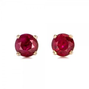 Shop Ruby Jewelry! Ruby stud earrings 1/2 carat-Red ruby-Handmade Ruby stud earrings-14 k Yellow gold earnings-Natural  Ruby-July Birthstone-Xmas gift | Natural genuine Ruby jewelry. Buy crystal jewelry, handmade handcrafted artisan jewelry for women.  Unique handmade gift ideas. #jewelry #beadedjewelry #beadedjewelry #gift #shopping #handmadejewelry #fashion #style #product #jewelry #affiliate #ad