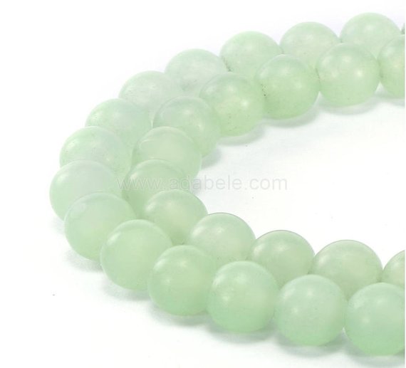 U Pick 1 Strand/15" Top Quality Natural New Jade Serpentine Healing Gemstone 4mm 6mm 8mm 10mm Round Beads For  Bracelet Jewelry Making