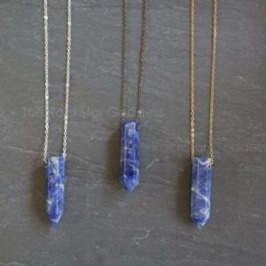 Shop Sodalite Jewelry! Sodalite / Sodalite Necklace / Sodalite Pendant / Gemstone Pendant / Silver Sodalite Necklace / Sodalite Jewelry / Blue Sodalite Pendant | Natural genuine Sodalite jewelry. Buy crystal jewelry, handmade handcrafted artisan jewelry for women.  Unique handmade gift ideas. #jewelry #beadedjewelry #beadedjewelry #gift #shopping #handmadejewelry #fashion #style #product #jewelry #affiliate #ad