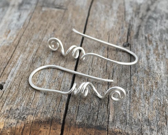 Willow - Sterling Silver Handmade Artisan Ear Wire