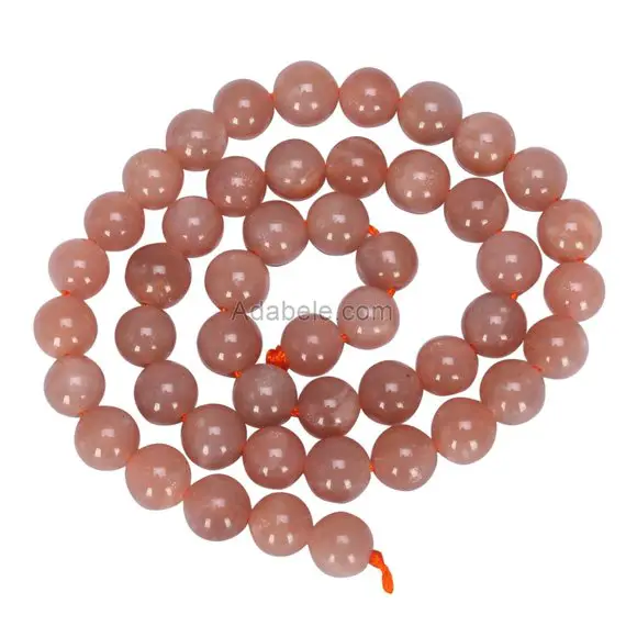 U Pick Natural 1 Strand/15" Multi Colors Sunstone Healing Gemstone 4mm 6mm 8mm 10mm Round Stone Beads For Earrings Bracelet Jewelry Making