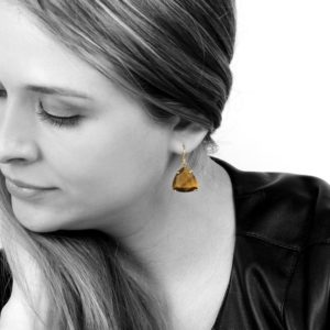 Shop Tiger Eye Earrings! Tiger Eye Earrings · gold earrings · gemstone earrings · prong earrings · triangle earrings · trillion earrings | Natural genuine Tiger Eye earrings. Buy crystal jewelry, handmade handcrafted artisan jewelry for women.  Unique handmade gift ideas. #jewelry #beadedearrings #beadedjewelry #gift #shopping #handmadejewelry #fashion #style #product #earrings #affiliate #ad