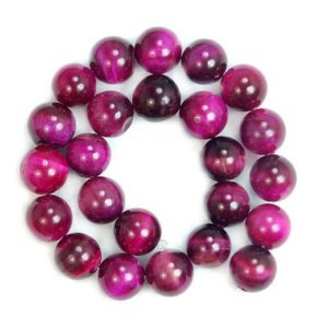 Rose Pink Tiger Eye Gemstone Beads, 6mm 8mm 10mm 12mm beads, Round Jewelry loose Natural Stone Beads | Natural genuine round Gemstone beads for beading and jewelry making.  #jewelry #beads #beadedjewelry #diyjewelry #jewelrymaking #beadstore #beading #affiliate #ad