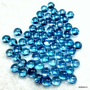 Shop Topaz Cabochons! 10 pieces 4mm Swiss Blue Topaz cabochon round loose gemstone- 4mm Swiss Blue Topaz Round Cabochon Gemstone- 100% Natural Blue topaz Cabochon | Natural genuine stones & crystals in various shapes & sizes. Buy raw cut, tumbled, or polished gemstones for making jewelry or crystal healing energy vibration raising reiki stones. #crystals #gemstones #crystalhealing #crystalsandgemstones #energyhealing #affiliate #ad