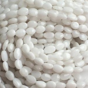 Shop Agate Chip & Nugget Beads! 8-11mm White Agate Oval Nuggets, White Agate Beads, Agate Oval Bead For Necklace, 13Inch White Beads For Jewelry (1Strand To 5Strand Option) | Natural genuine chip Agate beads for beading and jewelry making.  #jewelry #beads #beadedjewelry #diyjewelry #jewelrymaking #beadstore #beading #affiliate #ad