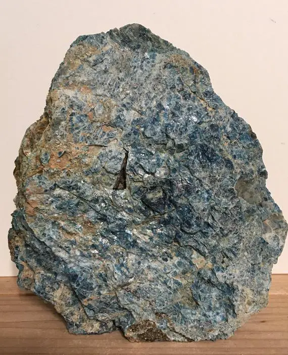Blue Apatite Large Natural Raw Standing Stone,healing Stone, Healing Crystal, Chakra Stones, Spiritual Stone