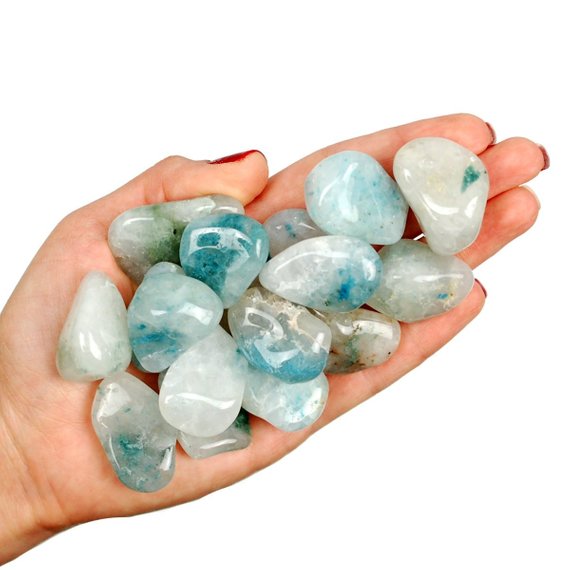 Aqualite Tumbled Stone, Aqualitem Tumbled Stones, Crystals, Stones, Gifts, Rocks, Gems, Gemstones, Zodiac Crystals, Healing Crystals