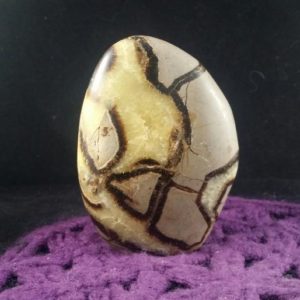 Septarian Calcite Freeform Self Standing Polished Display Healing Stones Crystal Carving dragon egg free form | Natural genuine stones & crystals in various shapes & sizes. Buy raw cut, tumbled, or polished gemstones for making jewelry or crystal healing energy vibration raising reiki stones. #crystals #gemstones #crystalhealing #crystalsandgemstones #energyhealing #affiliate #ad
