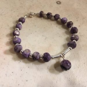 Shop Charoite Bracelets! Purple Bracelet – Charoite Gemstone Jewellery – Sterling Silver Jewelry – Beaded | Natural genuine Charoite bracelets. Buy crystal jewelry, handmade handcrafted artisan jewelry for women.  Unique handmade gift ideas. #jewelry #beadedbracelets #beadedjewelry #gift #shopping #handmadejewelry #fashion #style #product #bracelets #affiliate #ad