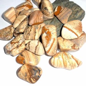 Picture Jasper Polished Gemstone earthegy #347 | Natural genuine stones & crystals in various shapes & sizes. Buy raw cut, tumbled, or polished gemstones for making jewelry or crystal healing energy vibration raising reiki stones. #crystals #gemstones #crystalhealing #crystalsandgemstones #energyhealing #affiliate #ad
