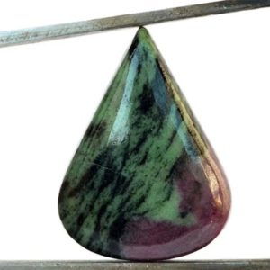 Shop Ruby Zoisite Cabochons! Ruby Zoisite Cabochon Stone (23mm x 17mm x 6mm) 20.5cts – Drop Cabochon | Natural genuine stones & crystals in various shapes & sizes. Buy raw cut, tumbled, or polished gemstones for making jewelry or crystal healing energy vibration raising reiki stones. #crystals #gemstones #crystalhealing #crystalsandgemstones #energyhealing #affiliate #ad