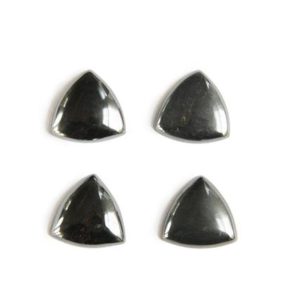Shop Hematite Cabochons! Vintage 21mm Hematite Trillion Cabochons, 1 Piece | Natural genuine stones & crystals in various shapes & sizes. Buy raw cut, tumbled, or polished gemstones for making jewelry or crystal healing energy vibration raising reiki stones. #crystals #gemstones #crystalhealing #crystalsandgemstones #energyhealing #affiliate #ad