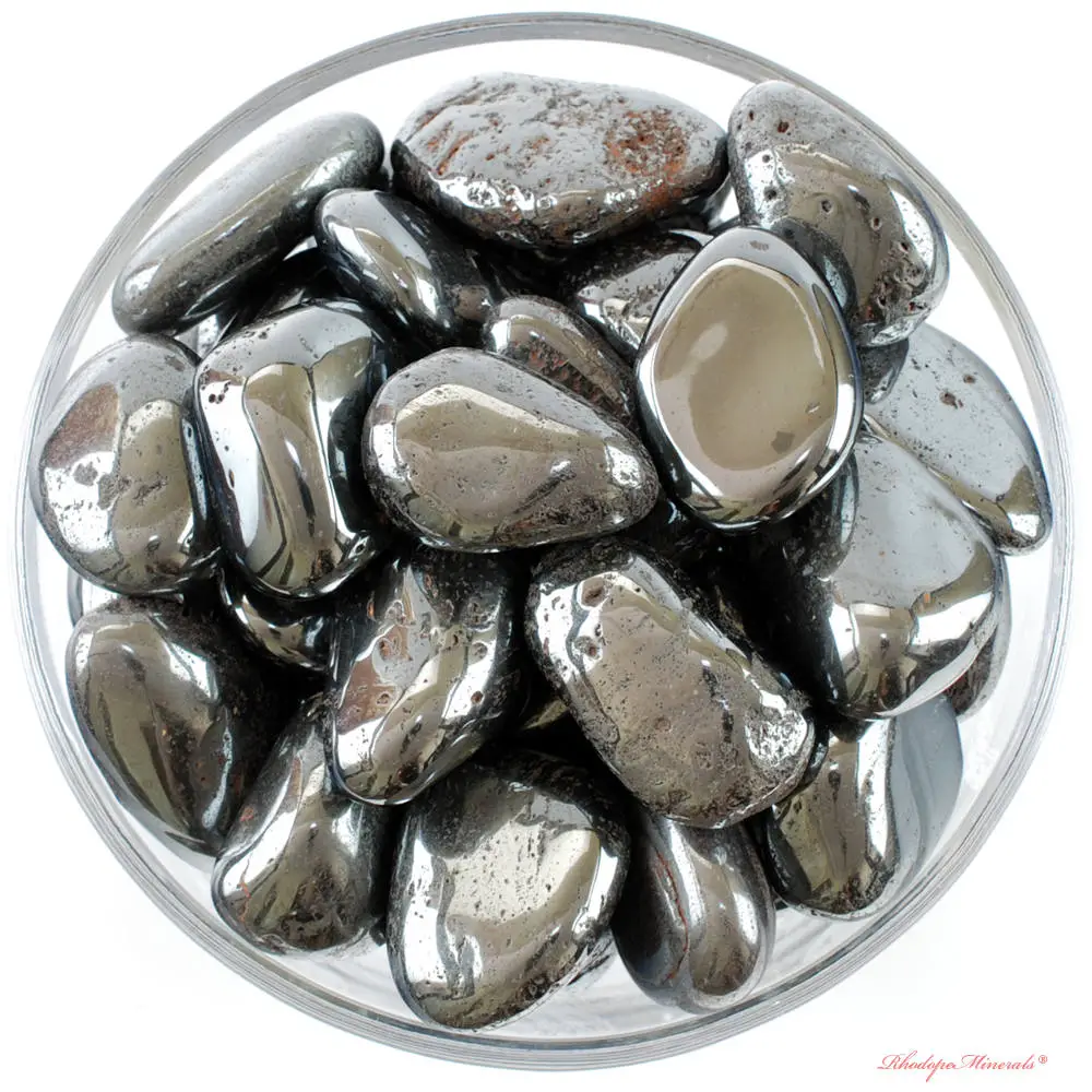 Hematite Tumbled Stone, Hematite, Tumbled Stones, Stones, Crystals, Rocks, Gifts, Gemstones, Gems, Zodiac Crystals, Healing Crystals, Favors