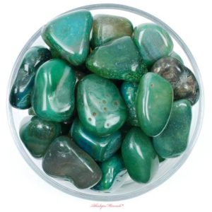 Shop Tumbled Agate Crystals & Pocket Stones! Green Agate Tumbled Stone, Green Agate, Tumbled Stones, Agate, Stones, Crystals, Rocks, Gifts, Gemstones, Gems, Zodiac Crystals, Healing | Natural genuine stones & crystals in various shapes & sizes. Buy raw cut, tumbled, or polished gemstones for making jewelry or crystal healing energy vibration raising reiki stones. #crystals #gemstones #crystalhealing #crystalsandgemstones #energyhealing #affiliate #ad