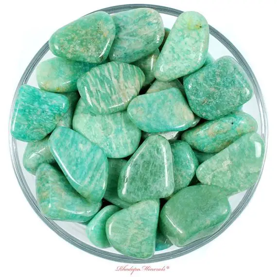 Amazonite Tumbled Stone, Amazonite, Tumbled Stones, Amazonite Stone, Amazonite Crystal, Rocks, Gemstones, Stones, Crystals, Gifts, Zodiac