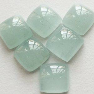 Shop Aquamarine Cabochons! 14mm Aquamarine Plain Square Cabochon, Aquamarine Square Flat Back Cabochon, Milky Aquamrine For Jewelry (2Pcs To 10Pcs Options) | Natural genuine stones & crystals in various shapes & sizes. Buy raw cut, tumbled, or polished gemstones for making jewelry or crystal healing energy vibration raising reiki stones. #crystals #gemstones #crystalhealing #crystalsandgemstones #energyhealing #affiliate #ad