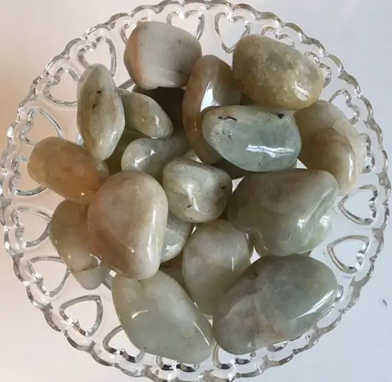 Aquamarine Extra Large Tumbled Stone, Stone Of Courage, Healing Stone, Spiritual Stone, Healing Stone, Healing Crystal, Chakra Stone