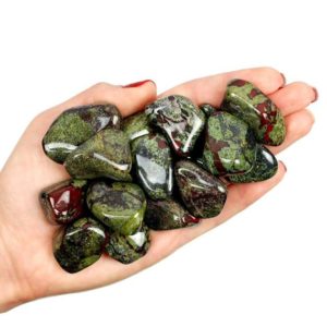 Shop Tumbled Bloodstone Crystals & Pocket Stones! Epidote Jasper Tumbled Stone, Epidote Jasper, Tumbled Stones, Crystals, Stones, Gifts, Rocks, Gems, Gemstones, Zodiac Crystals, Healing | Natural genuine stones & crystals in various shapes & sizes. Buy raw cut, tumbled, or polished gemstones for making jewelry or crystal healing energy vibration raising reiki stones. #crystals #gemstones #crystalhealing #crystalsandgemstones #energyhealing #affiliate #ad