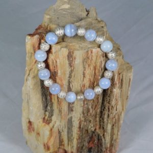 Shop Blue Lace Agate Bracelets! Blue Lace Agate Bracelet, Blue Lace Agate Stacking Bracelet,  Reiki Healing Bracelet, Healing Crystal Bracelet | Natural genuine Blue Lace Agate bracelets. Buy crystal jewelry, handmade handcrafted artisan jewelry for women.  Unique handmade gift ideas. #jewelry #beadedbracelets #beadedjewelry #gift #shopping #handmadejewelry #fashion #style #product #bracelets #affiliate #ad
