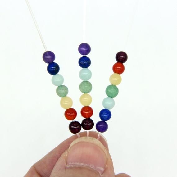 Chakra Beads 4mm 7 Chakra Beads Set Chakra Gemstones Beads Mala Beads Chakra Jewelry Supplies Tiny Chakra Healing Yoga Beads Rainbow Beads 2 Chakra Beads 4mm 7 Chakra Beads Set Chakra Gemstones Beads Mala Beads Chakra Jewelry Supplies Tiny Chakra Healing Yoga Beads Rainbow Beads 2