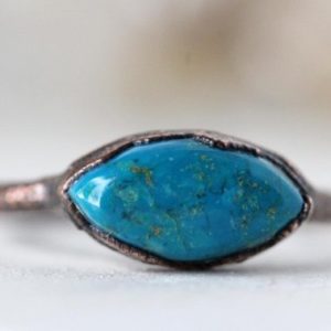 Shop Chrysocolla Rings! Chrysocolla Ring – Bright Blue Crystal – Goddess Stone | Natural genuine Chrysocolla rings, simple unique handcrafted gemstone rings. #rings #jewelry #shopping #gift #handmade #fashion #style #affiliate #ad
