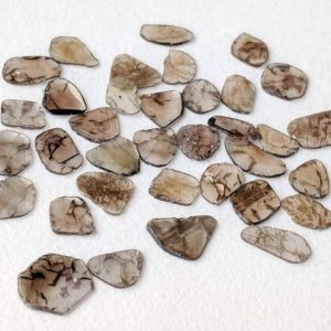 Shop Diamond Bead Shapes! 5-6mm Brown Faceted Diamond Slices, Faceted Brown Diamond Polki Slices, Loose Brown Diamond Slice For Jewelry (0.5Cts To 1Ct Option)- PPD193 | Natural genuine other-shape Diamond beads for beading and jewelry making.  #jewelry #beads #beadedjewelry #diyjewelry #jewelrymaking #beadstore #beading #affiliate #ad