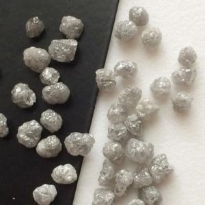 Shop Diamond Round Beads! 3-5mm Grey White Round Raw Diamond, Grey White Rough Diamond, Uncut  Loose Diamond, Conflict Free For Diamonds (2Pcs To 25Pcs) – VICP784 | Natural genuine round Diamond beads for beading and jewelry making.  #jewelry #beads #beadedjewelry #diyjewelry #jewelrymaking #beadstore #beading #affiliate #ad