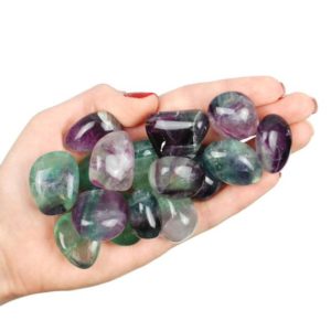 Shop Fluorite Stones & Crystals! Rainbow Fluorite Tumbled Stone, Rainbow Fluorite, Tumbled Stones, Fluorite, Yellow Fluorite, Stones, Crystals, Rocks, Gifts, Gems, Zodiac | Natural genuine stones & crystals in various shapes & sizes. Buy raw cut, tumbled, or polished gemstones for making jewelry or crystal healing energy vibration raising reiki stones. #crystals #gemstones #crystalhealing #crystalsandgemstones #energyhealing #affiliate #ad