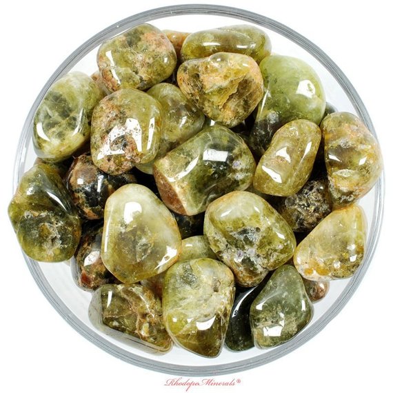 Green Garnet Tumbled Stone, Green Garnet, Tumbled Stones, Garnet, Stones, Crystals, Rocks, Gifts, Gemstones, Gems, Zodiac Crystals, Healing