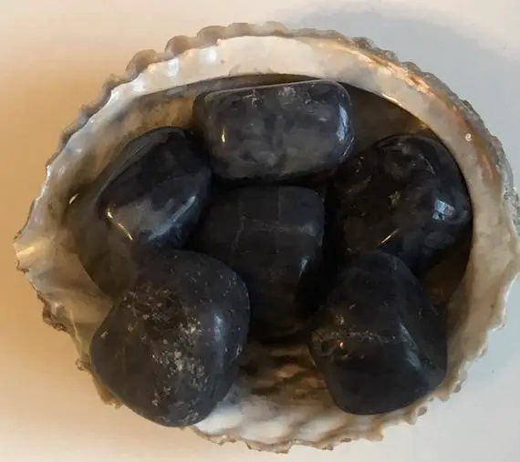 Iolite Large Tumbled Stone, Vision Stone, Aids In Understanding And Releasing, Healing Stone, Healing Crystal, Chakra Stone, Spiritual Stone