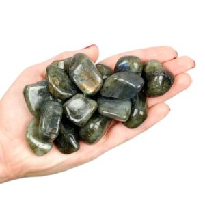 Shop Tumbled Labradorite Crystals & Pocket Stones! Labradorite Tumbled Stone, Spectrolite, Tumbled Stones, Labradorite, Crystals, Stones, Gifts, Rocks, Gems, Gemstones, Zodiac Crystals | Natural genuine stones & crystals in various shapes & sizes. Buy raw cut, tumbled, or polished gemstones for making jewelry or crystal healing energy vibration raising reiki stones. #crystals #gemstones #crystalhealing #crystalsandgemstones #energyhealing #affiliate #ad