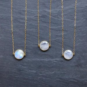 Shop Rainbow Moonstone Necklaces! Moonstone Necklace, Gold Moonstone Necklace, Moonstone, Moonstone Jewelry, Gold Moonstone Jewelry, Rainbow Moonstone, June Birthstone | Natural genuine Rainbow Moonstone necklaces. Buy crystal jewelry, handmade handcrafted artisan jewelry for women.  Unique handmade gift ideas. #jewelry #beadednecklaces #beadedjewelry #gift #shopping #handmadejewelry #fashion #style #product #necklaces #affiliate #ad