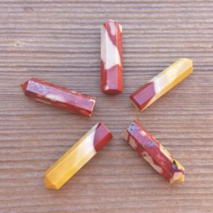 Shop Mookaite Jasper Points & Wands! NATURAL MOOKAITE JASPER Single Terminated Gemstone Crystal Pencil Point (One) | Natural genuine stones & crystals in various shapes & sizes. Buy raw cut, tumbled, or polished gemstones for making jewelry or crystal healing energy vibration raising reiki stones. #crystals #gemstones #crystalhealing #crystalsandgemstones #energyhealing #affiliate #ad