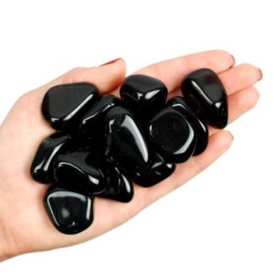 Shop Tumbled Obsidian Crystals & Pocket Stones! Large Smokey Obsidian Tumbled Stone, Smoky Obsidian Tumbled Stones, Healing Smokey Obsidian Crystals, Healing Stones, LadiesCrystals | Natural genuine stones & crystals in various shapes & sizes. Buy raw cut, tumbled, or polished gemstones for making jewelry or crystal healing energy vibration raising reiki stones. #crystals #gemstones #crystalhealing #crystalsandgemstones #energyhealing #affiliate #ad