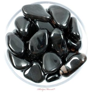 Shop Tumbled Obsidian Crystals & Pocket Stones! RARE! Smoky Obsidian Tumbled Stone, Smoky Obsidian, Tumbled Stones, Obsidian, Stones, Crystals, Rocks, Gifts, Gemstones, Gems, Zodiac Stones | Natural genuine stones & crystals in various shapes & sizes. Buy raw cut, tumbled, or polished gemstones for making jewelry or crystal healing energy vibration raising reiki stones. #crystals #gemstones #crystalhealing #crystalsandgemstones #energyhealing #affiliate #ad