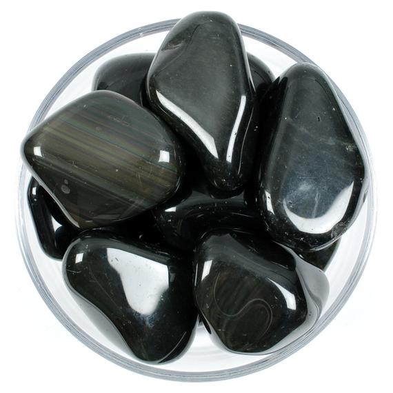 Rare! Velvet Obsidian Tumbled Stone, Velvet Obsidian, Tumbled Stones, Stones, Crystals, Rocks, Gifts, Gemstones, Gems, Zodiac Crystals