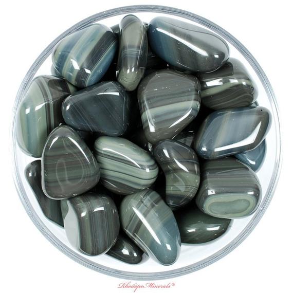 Banded Obsidian Cabochons