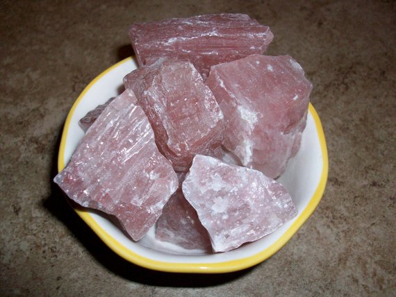 Pink Calcite Medium/large Size Raw Crystals